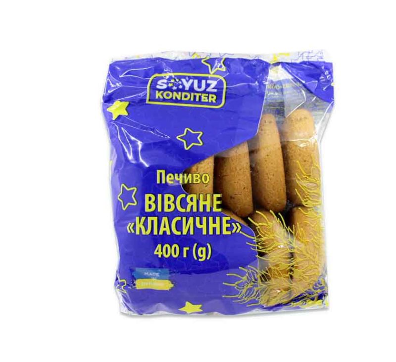Печиво вівсяне Класичне 400 г Союз кондитерів
