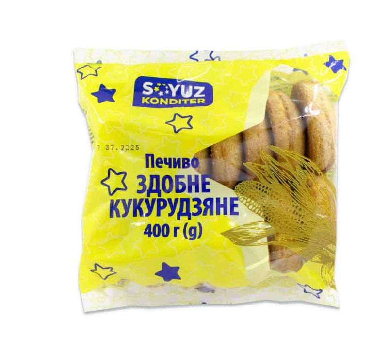 Печиво вівсяне Кукурудзяне 400 г Союз кондитерів