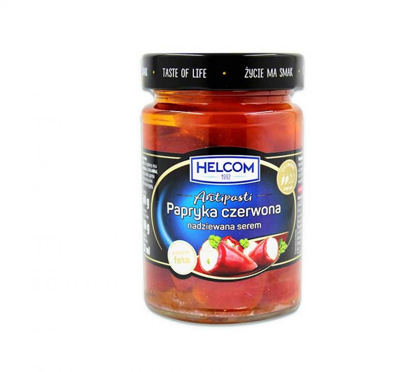 Перець червоний фарширований сиром 260 г Helcom