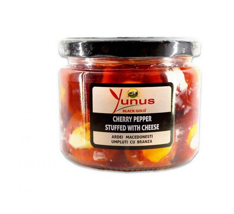 Перець жовтий/червоний фарширований сиром 290 г Yunus