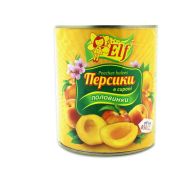 Персики половинками в сиропі 850 мл Ельф