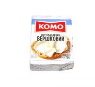 Сир плавлений «Вершковий» 55% 90 г Комо