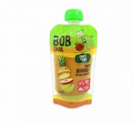 Пюре фруктове «Смузі ананас-груша-яблуко» пастеризоване 120 г Bob Snail
