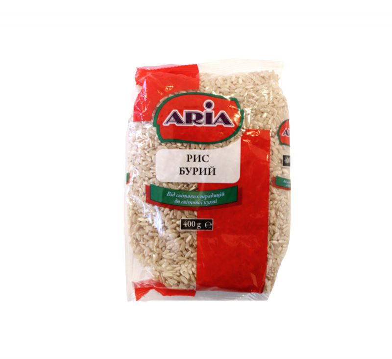 Крупа рис бурий 400 Aria