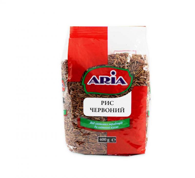 Крупа рис червоний 400 г Aria