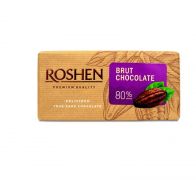 Шоколад чорний Брют 80% 90 г Roshen