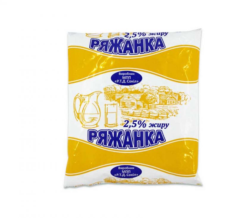 Ряжанка 2,5% 400 г Сокіл