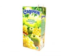 Нектар яблучно-виноградний 950 мл Садочок