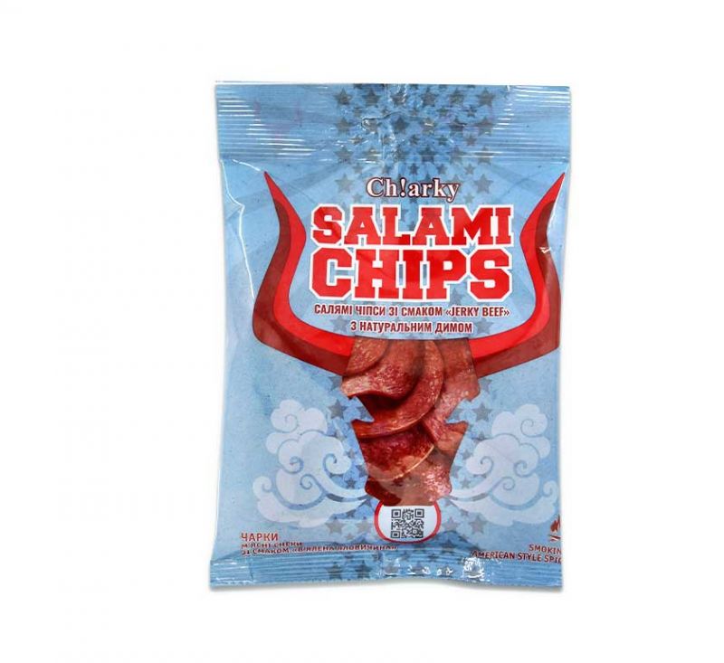 Салямі чіпси Jerky beef 40 г Charky