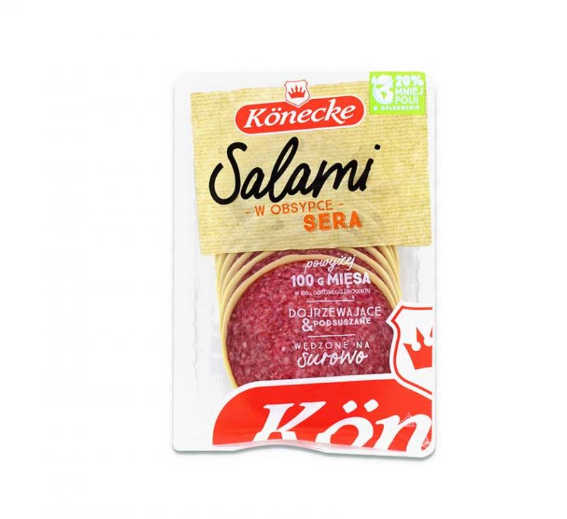 Ковбаса Salami з сиром 100 г Konecke