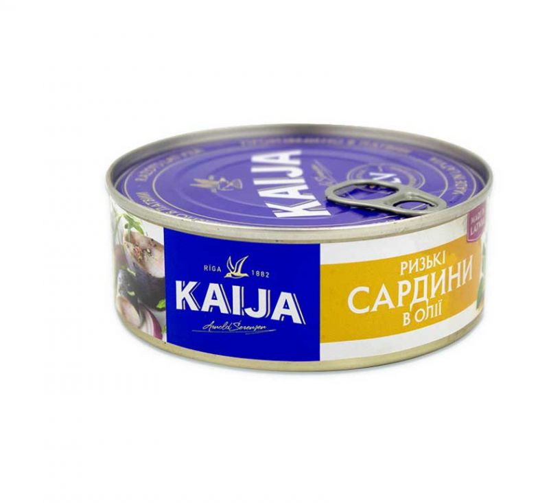 Сардини ризькі в олії 240 г Kaija