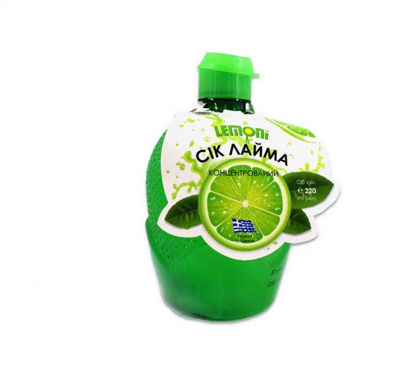 Сік лайма концентрований 200 мл Lemoni