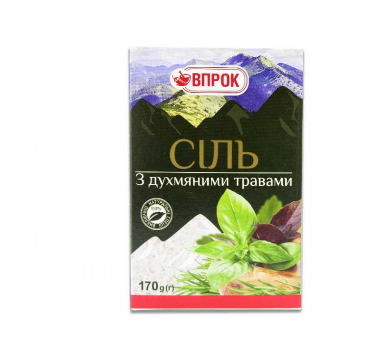 Сіль з духмяними травами 170 г Впрок