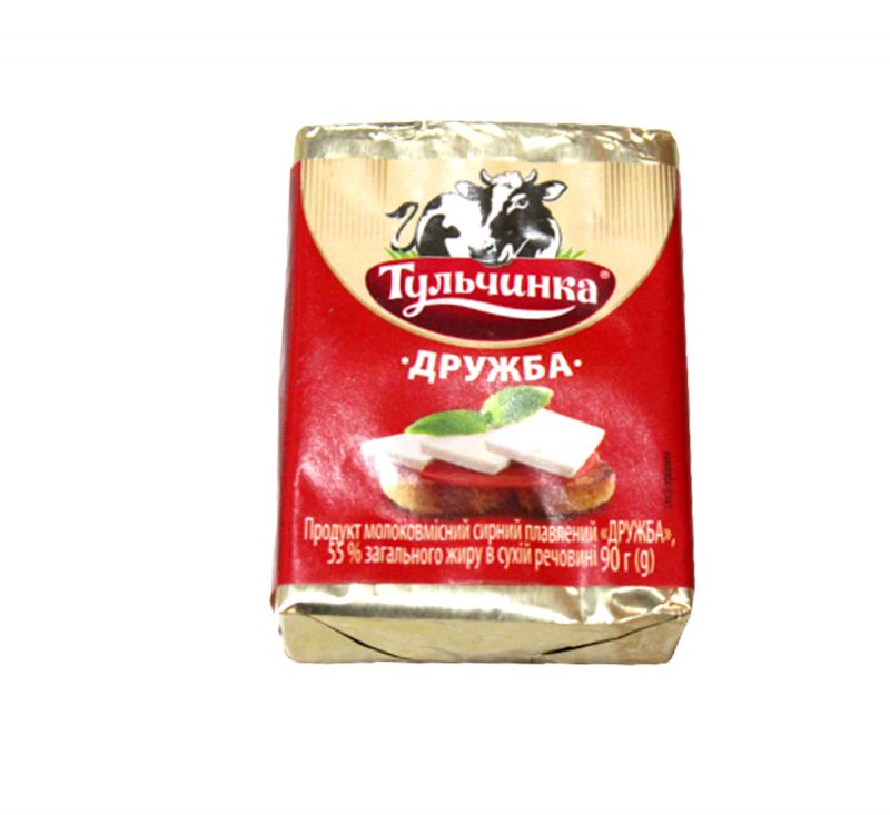 Сир плавлений «Дружба» 50% Тульчинка