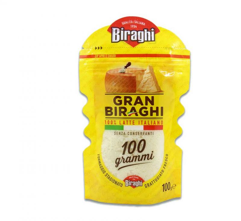 Сир пармезан Гран Бірахі тертий 100 г Biraghi