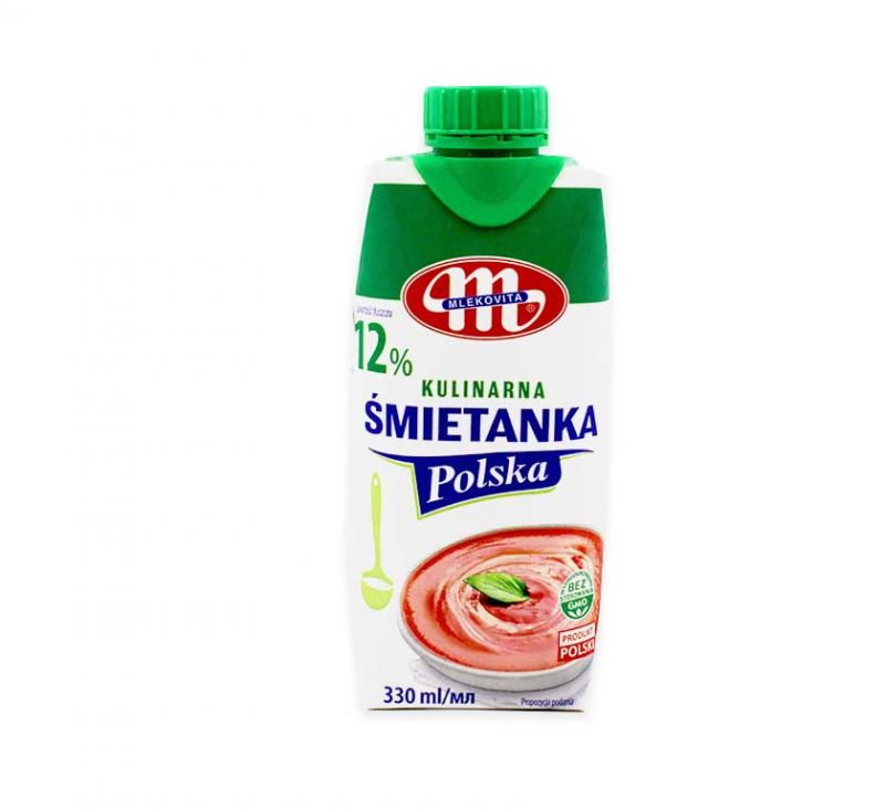 Вершки 12% жиру 330 мл Mlekovita