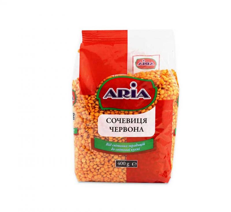 Крупа сочевиця червона 400 г Aria
