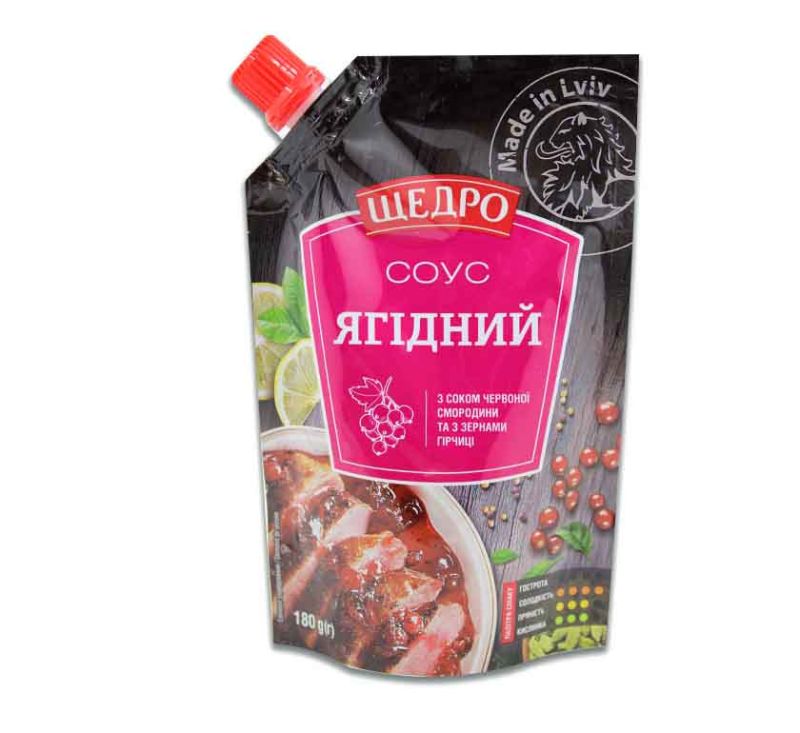 Соус Ягідний 180 г Щедро