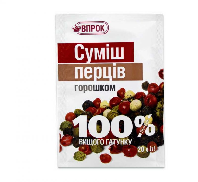 Суміш перців горошком 20 г Впрок