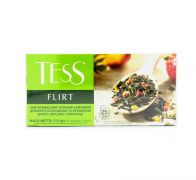 Чай Flirt з ароматом білого персика та полуниці 25 пакетів TESS