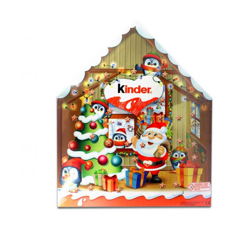 Новорічний календар 184 г (24 смаколика) Kinder