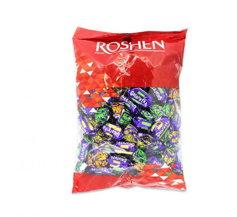 Цукерки «Galaretka Roshen» глазуровані з желейним корпусом Roshen