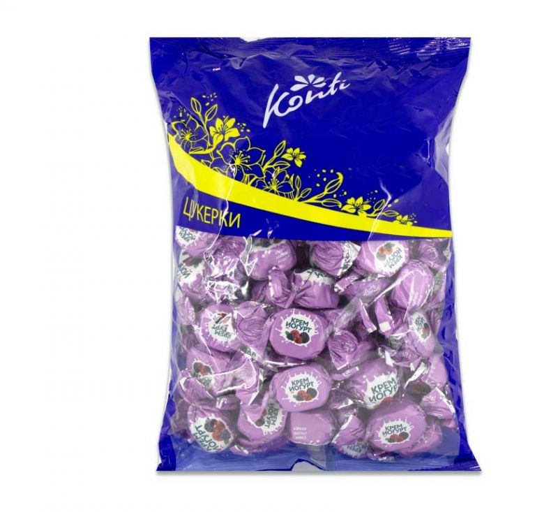 Цукерки крем йогурт 1 кг Konti