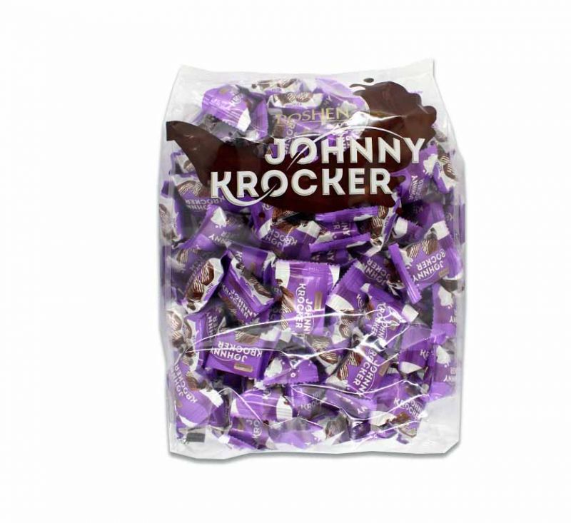 Цукерки «Johnny Krocker» глазуровані молоко 1 кг Рошен