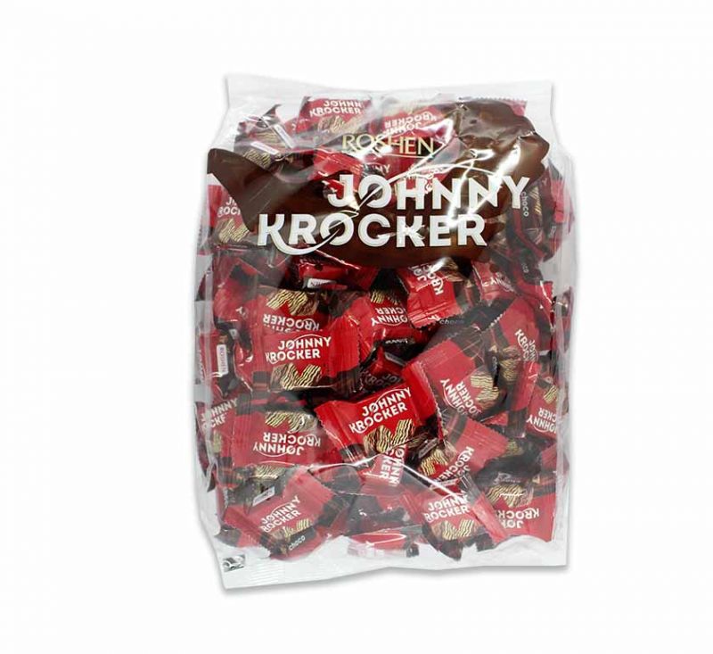 Цукерки «Johnny Krocker» глазуровані шоколад 1 кг Roshen