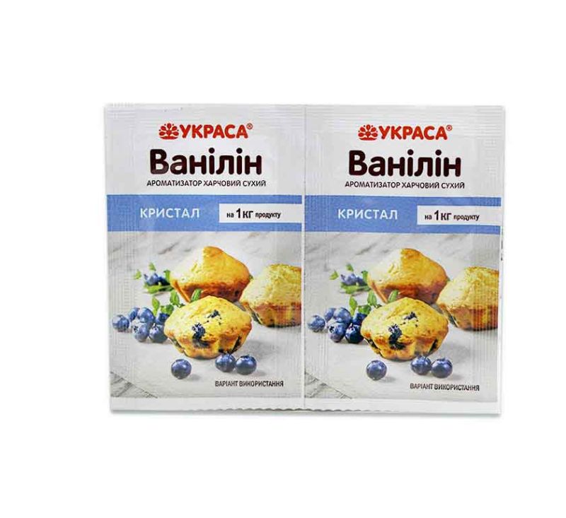 Ванілін кристал 2 г Украса