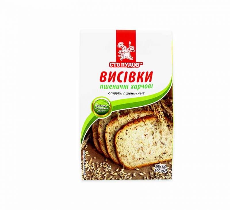 Висівки пшеничні 300 г Сто Пудов