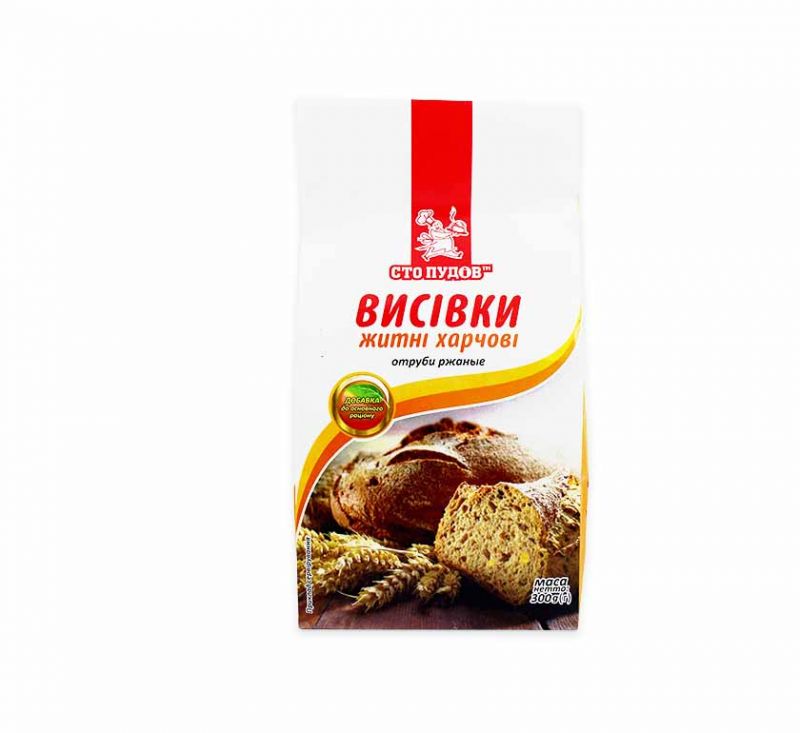 Висівки житні 300 г Сто Пудов
