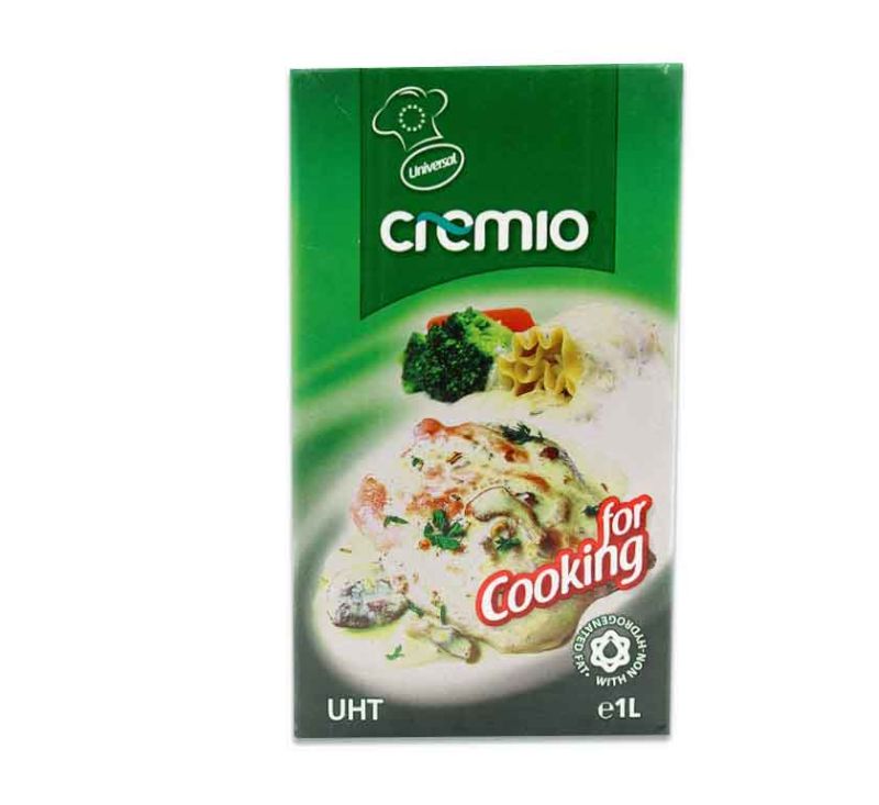 Замінник вершків на рослинній основі 25%  1 л Cremo universal